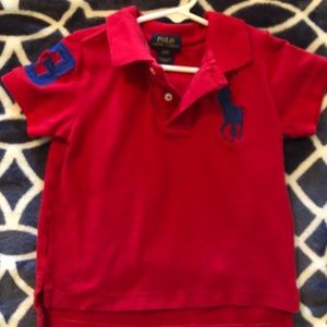 Ralph Lauren Polo 3T Big Pony Red